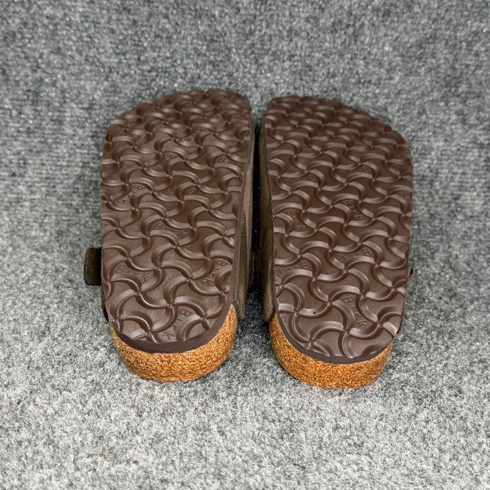Birkenstock Boston Clogs Women's 7 Brown Suede Soft Footbed Slip On Sandal Shoes - Picture 14 of 14